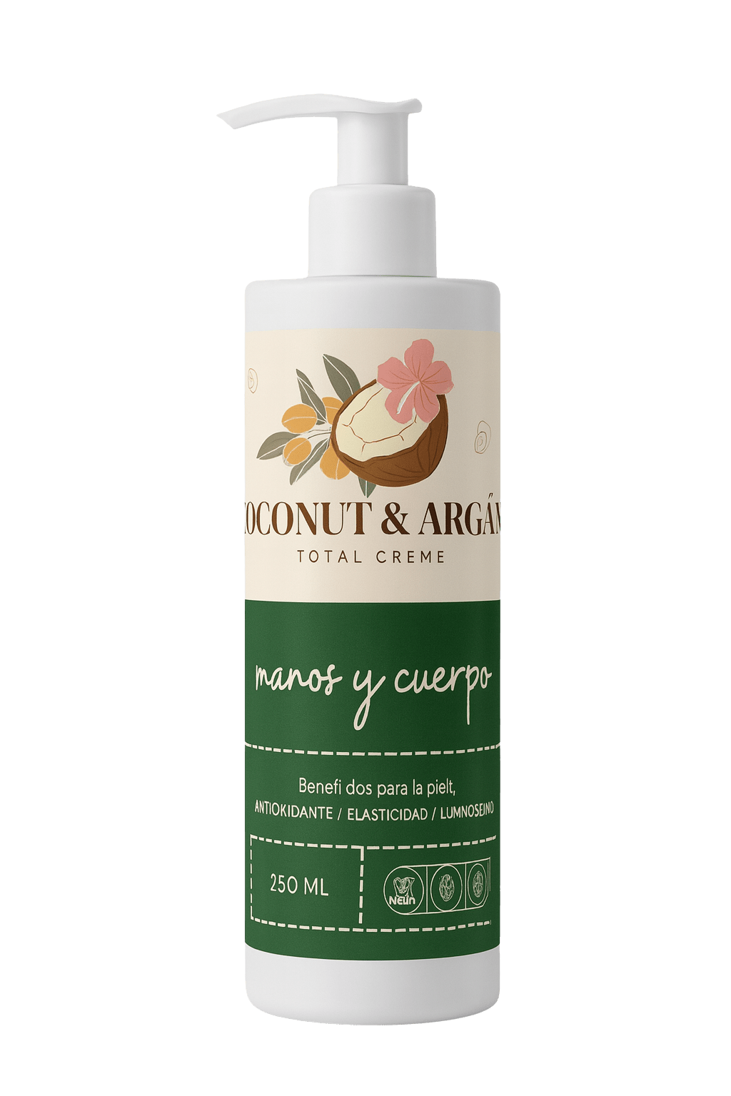 Crema Manos y Cuerpo Coconut Argán