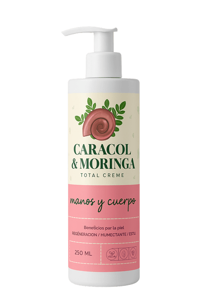Crema Manos y Cuerpo Caracol Moringa