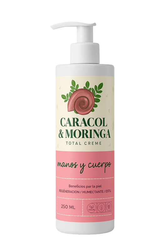 Crema Manos y Cuerpo Caracol Moringa