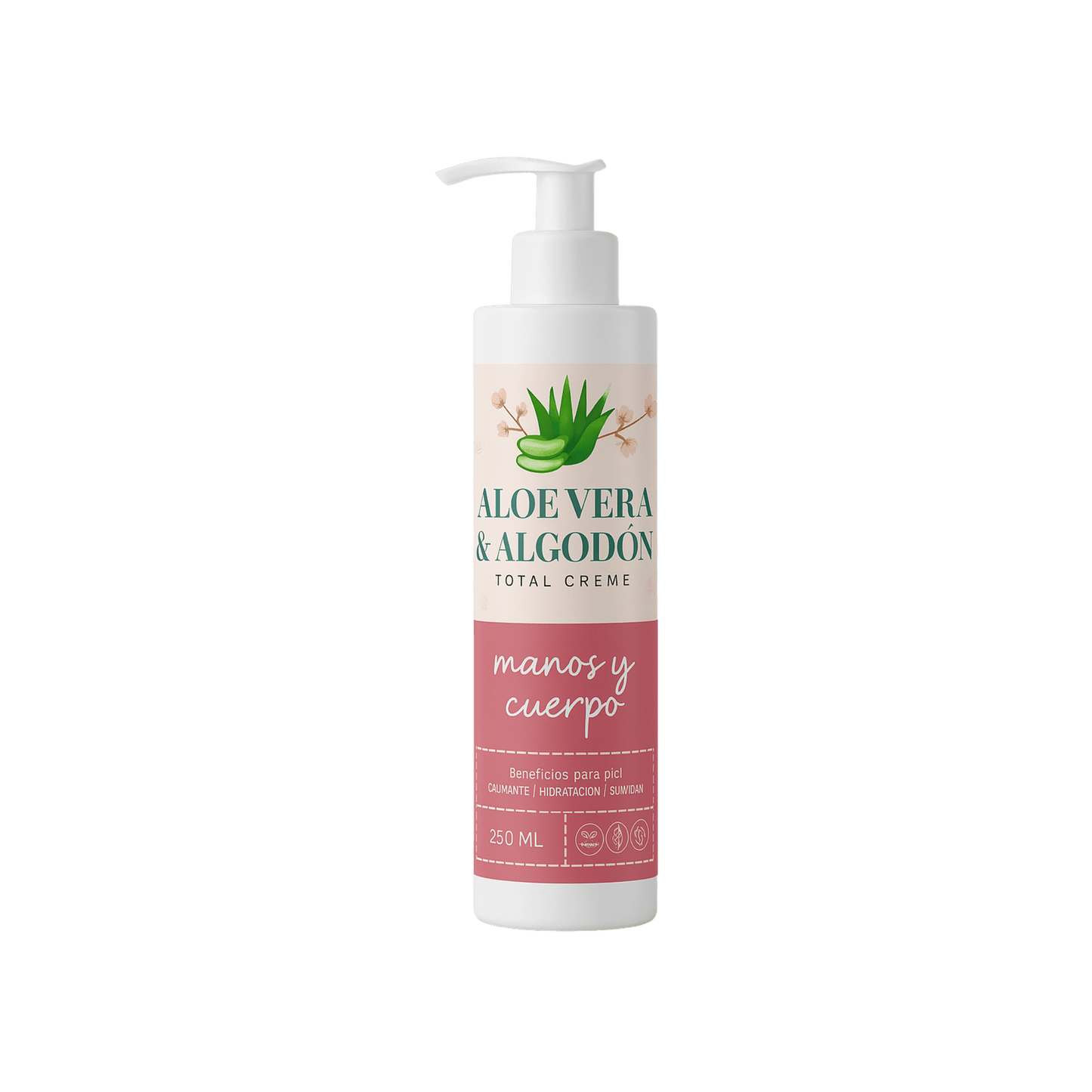 Crema Manos y Cuerpo Aloe Vera Algodón