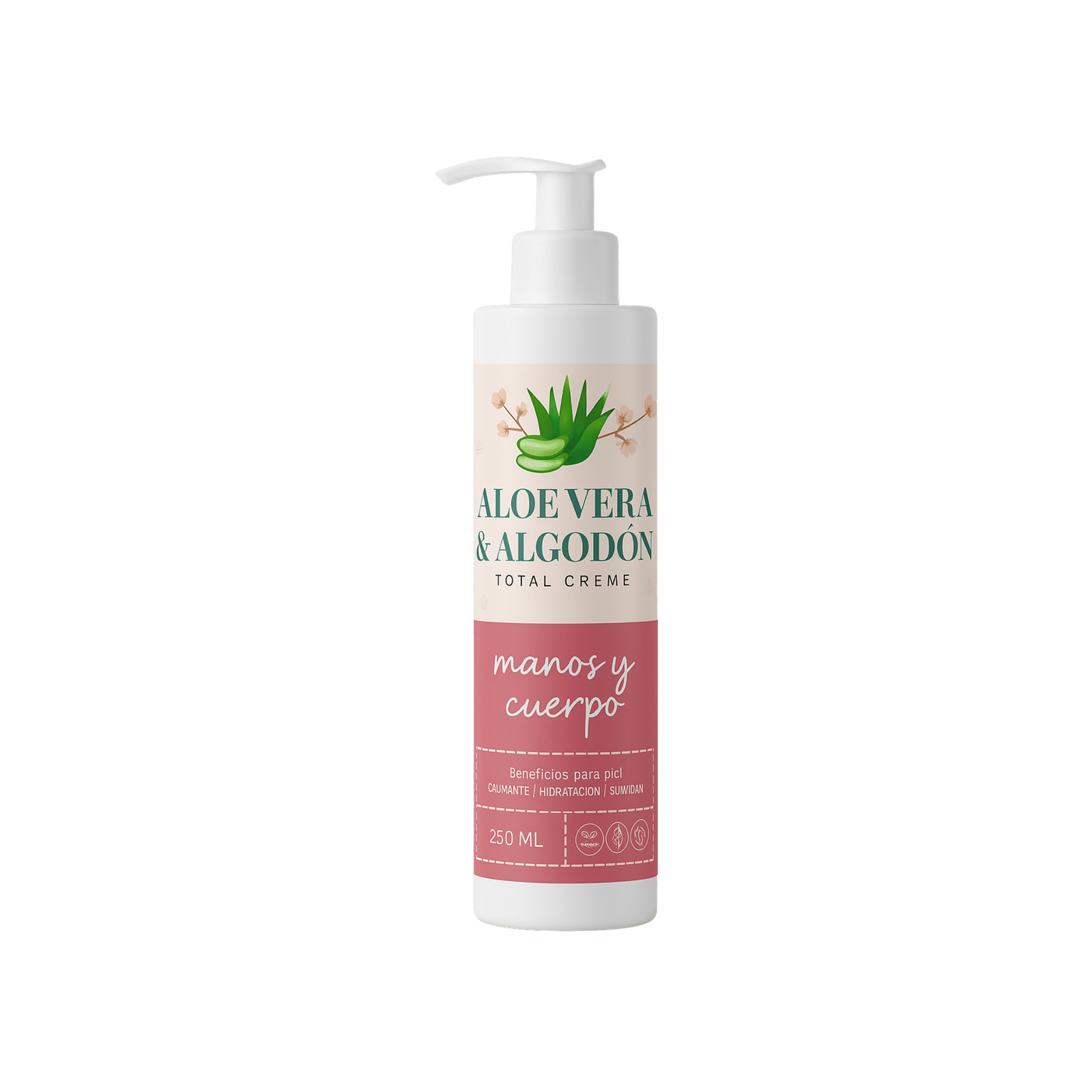 Crema Manos y Cuerpo Aloe Vera Algodón